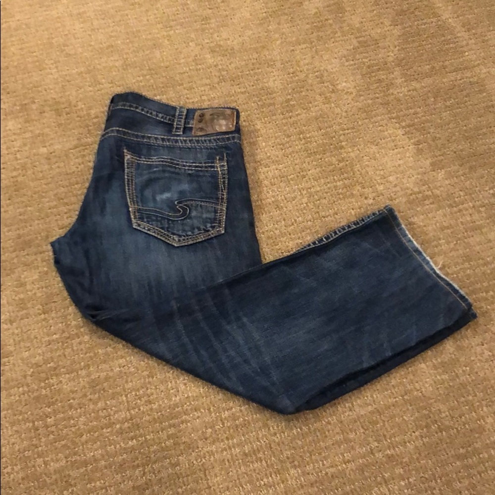Men’s: Silver “ZAC” Jeans- Size 36x28